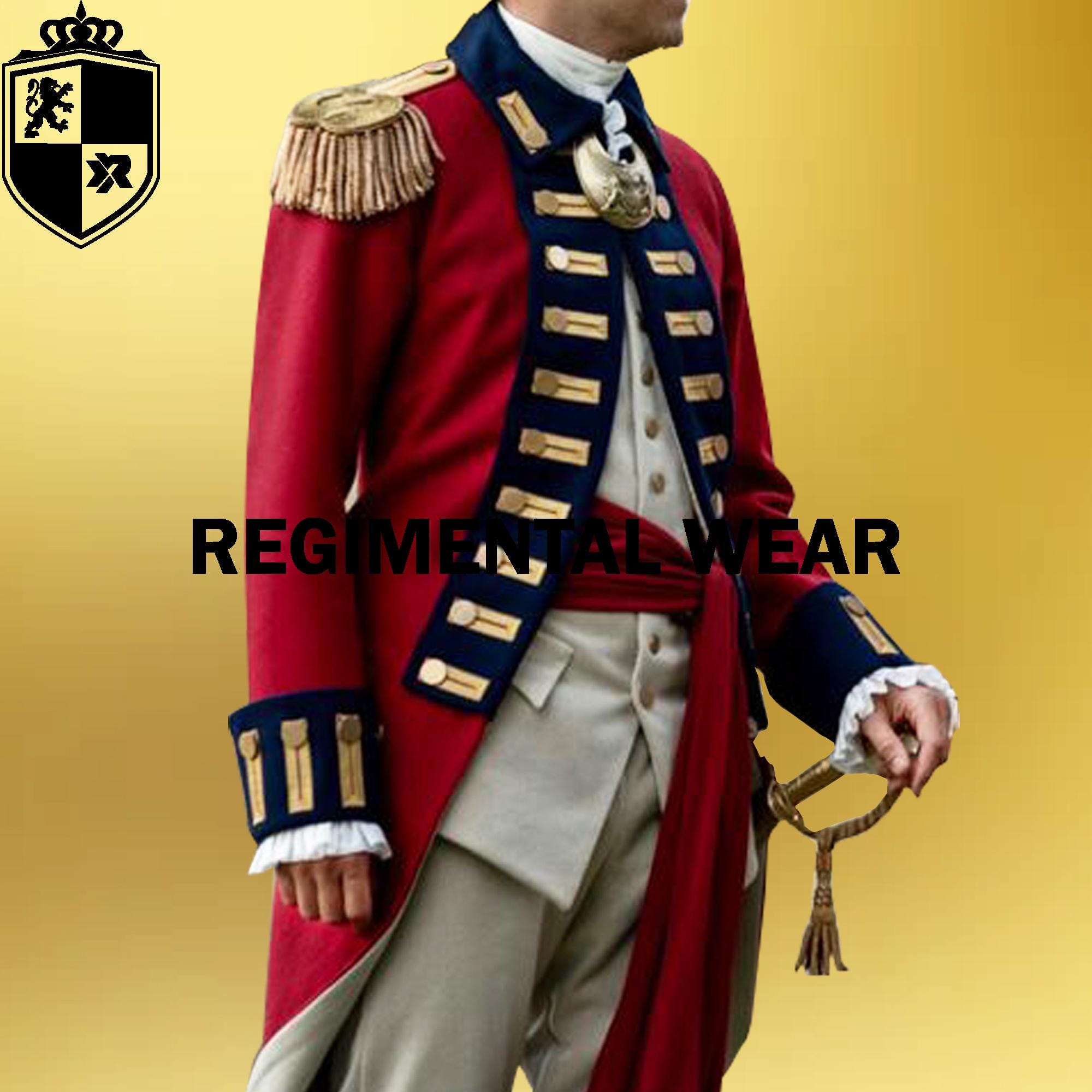 British Regimental Uniform, Military Hussar Jacket, Costume Outlander ...