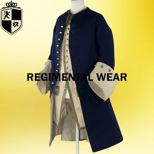 Mid-18th Century British Naval Wool Frock Coat
