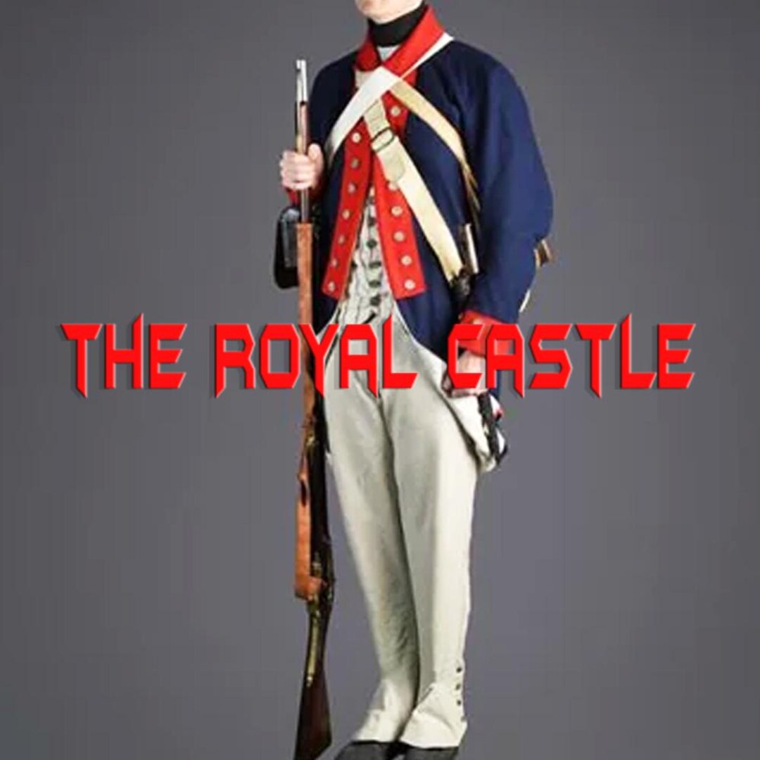 British Revolutionary War Uniform: Colonial Guard Wool Military Coat ...