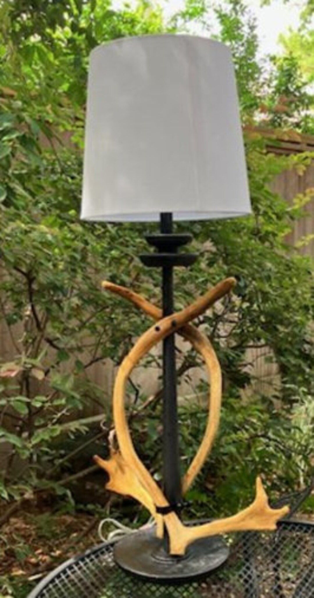 Caribou Antler Lamp - Etsy