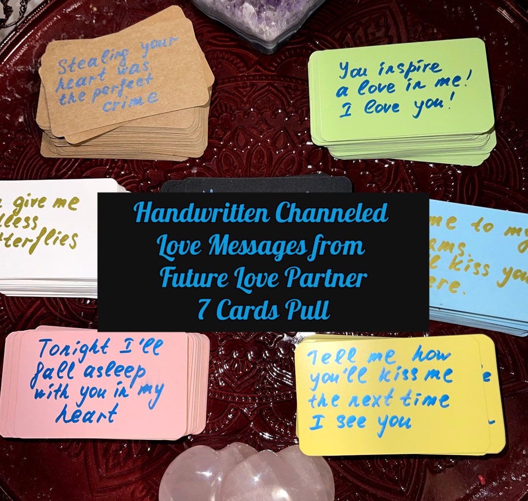 24-hour Handwritten Channeled Love Messages From Your Future Love 7 ...