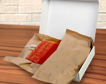 Braun Kraftpapier Rolle, Umweltfreundliche 40G Recyclebare Geschenkpapierrolle