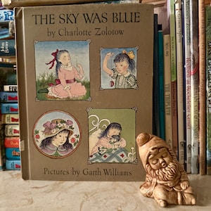 The Sky Was Blue by Charlotte Zolotow: 1963 First Edition, Children's Book, Library Binding