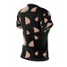 Women with a mask.,Women's Cut & Sew Tee (AOP)