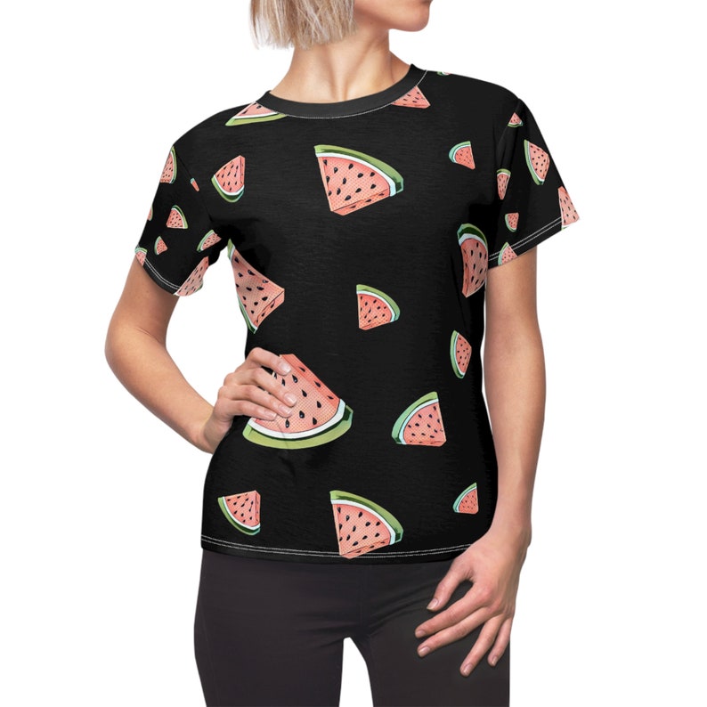 Lily,Women's Cut & Sew Tee (AOP)
