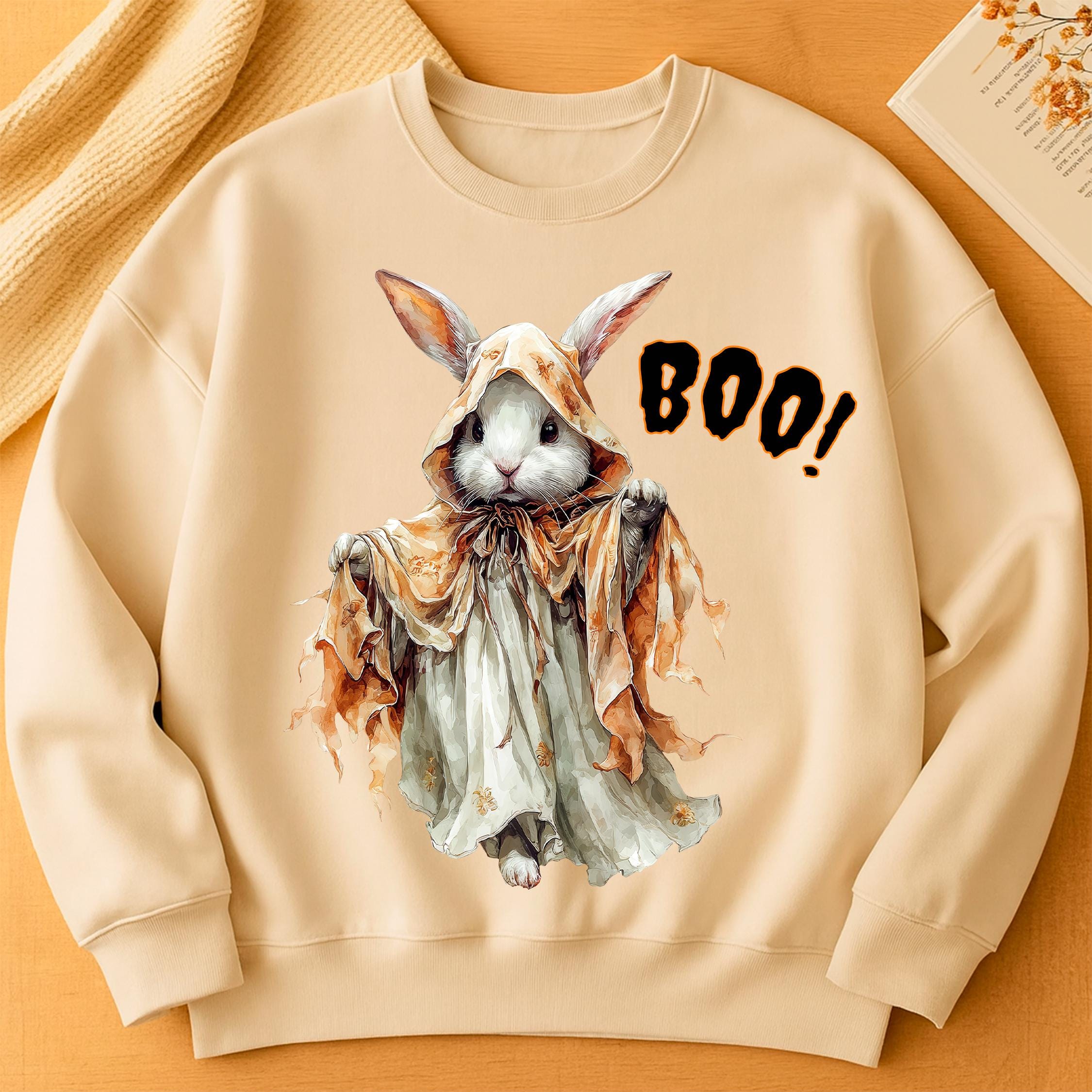 Ghost Bunny PNG – Cute Halloween Rabbit Clipart (digital Download) - Etsy