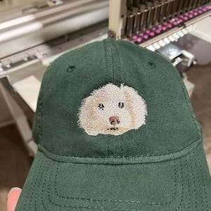 Custom Embroidered Pet Hat Using Pet Photo Personalized Dog Hat Custom Cat Hat Custom Pet Cap Dog Hat Custom Dog Baseball Cap Dog Mom Hat