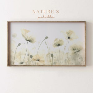 Printable High-Quality Faded Poppies Watercolor Painting Digital Download High-Definition Art Print, Instant Wall Art for Interior Decor