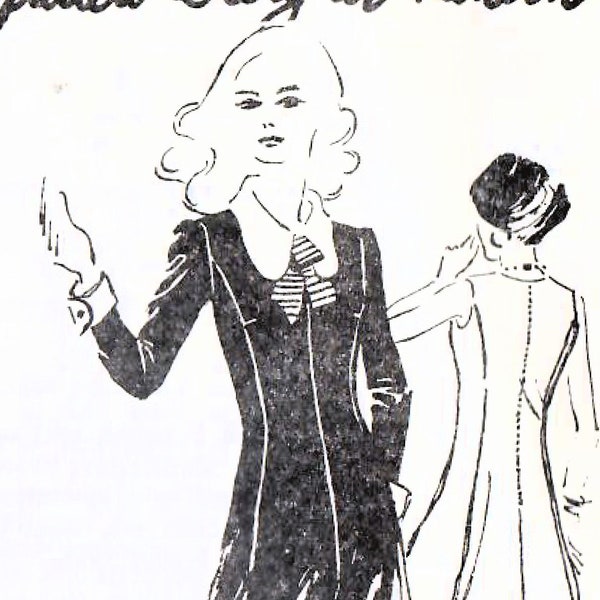 1970s Spadea 70392 UNUSED Vintage Sewing Pattern Misses Princess Dress, Boutique Dress Size 8 Bust 32