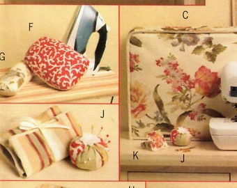 2000s Butterick 5368 UNCUT Craft Pattern Accesorios de costura, Nociones de costura, Organizador de pared, Cubierta de tabla de planchar, Kit de costura de viaje, Más
