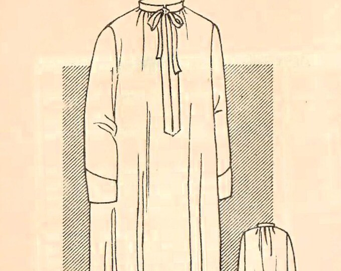 1940s Mail Order UNUSED Vintage Sewing Pattern Alb for Priest or ...