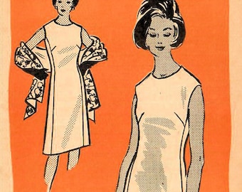 1960s Simplicity 7348 Vintage Sewing Pattern Misses Party Dress, A-line Evening Gown, Formal Dress, Cocktail Dress, Jacket Size 12 Bust 32 - Etsy 1960s Simplicity 7348 Vintage Sewing Pattern Misses Party Dress, A-line Evening Gown, Formal Dress, Cocktail Dress, Jacket Size 12 Bust 32 - Etsy