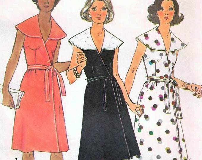 1970s Butterick 4228 Vintage Sewing Pattern Misses Loose-fitting Dress ...