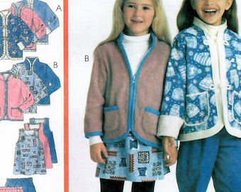 Easy Simplicity Girls Pants Skirt Jumper Vest 2 Hour Pattern - Etsy