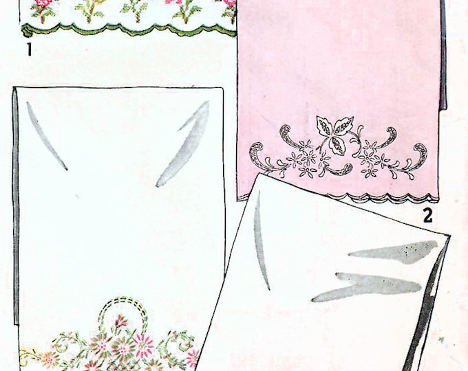 1930s Canadian Numo Hot Iron Transfer Pattern Embroidery Designs