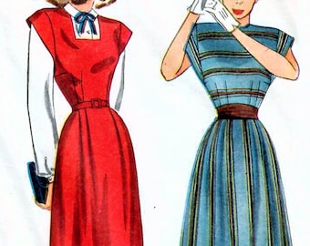 1940s Hollywood 1470 UNUSED Vintage Sewing Pattern Misses Jumper, Skirt ...