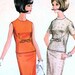 1960s Mccall's 7319 Vintage Sewing Pattern Slim Two-piece Dress, Fitted ...
