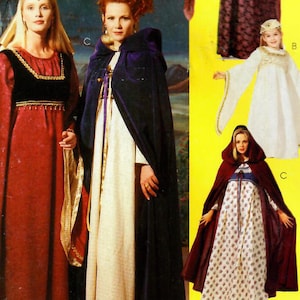 2000s Mccall's P237 UNCUT Sewing Pattern Medieval Costume - Etsy