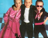 2000s McCall 39 s 2885 UNCUT Sewing Pattern Girls 50s Costumes, Grease, Poodle Skirt, Capri Pants, Jacket, Top Size 3-8