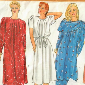 1980s Vogue 2918 Vintage Sewing Pattern Misses Dress, Evening Dress, Tunic, Skirt, Belt, Scarf Size 10 Bust 32-1/2