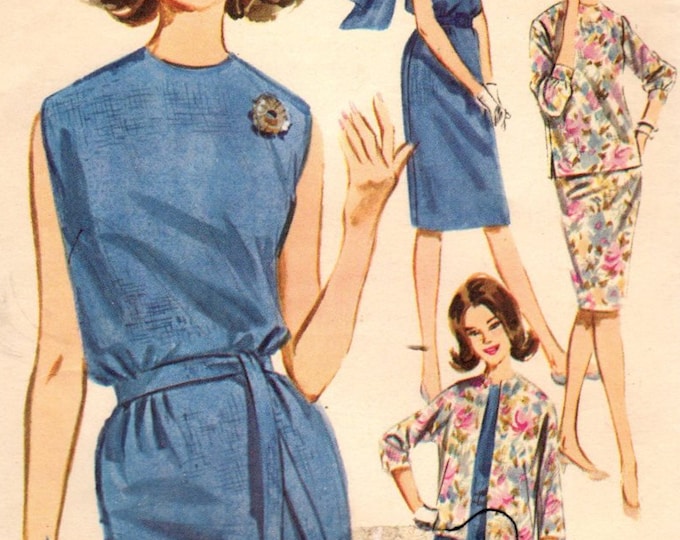 1960s Butterick 3639 UNUSED Vintage Sewing Pattern Tent Robe, Short ...