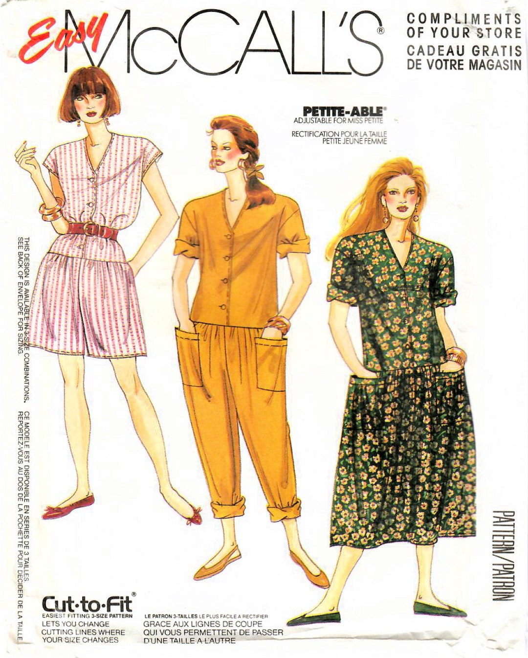 1990s Mccall's 0022 UNCUT Vintage Sewing Pattern Misses - Etsy