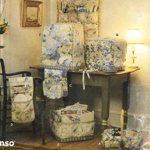 1990s Sewing Room Organizers, Accessories, and Decor Craft Pattern: Simplicity 8826 UNCUT