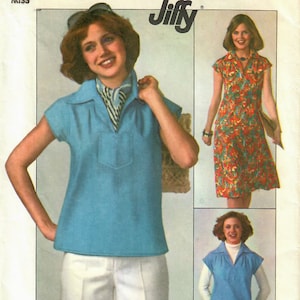 Used Pullover Tops Details about   VINTAGE  Simplicity PATTERN 7894 SIZE 16 Miss 
