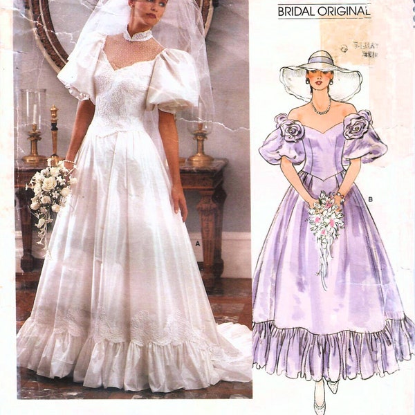 Vintage Vogue Wedding Dress Pattern - Etsy