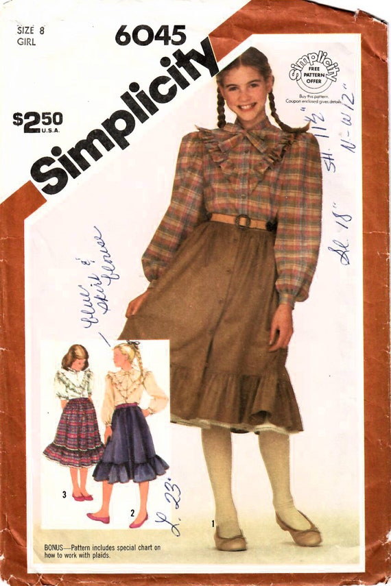 Sewing Pattern Prairie Skirt Petticoat 206 Quilted Prairie Skirt