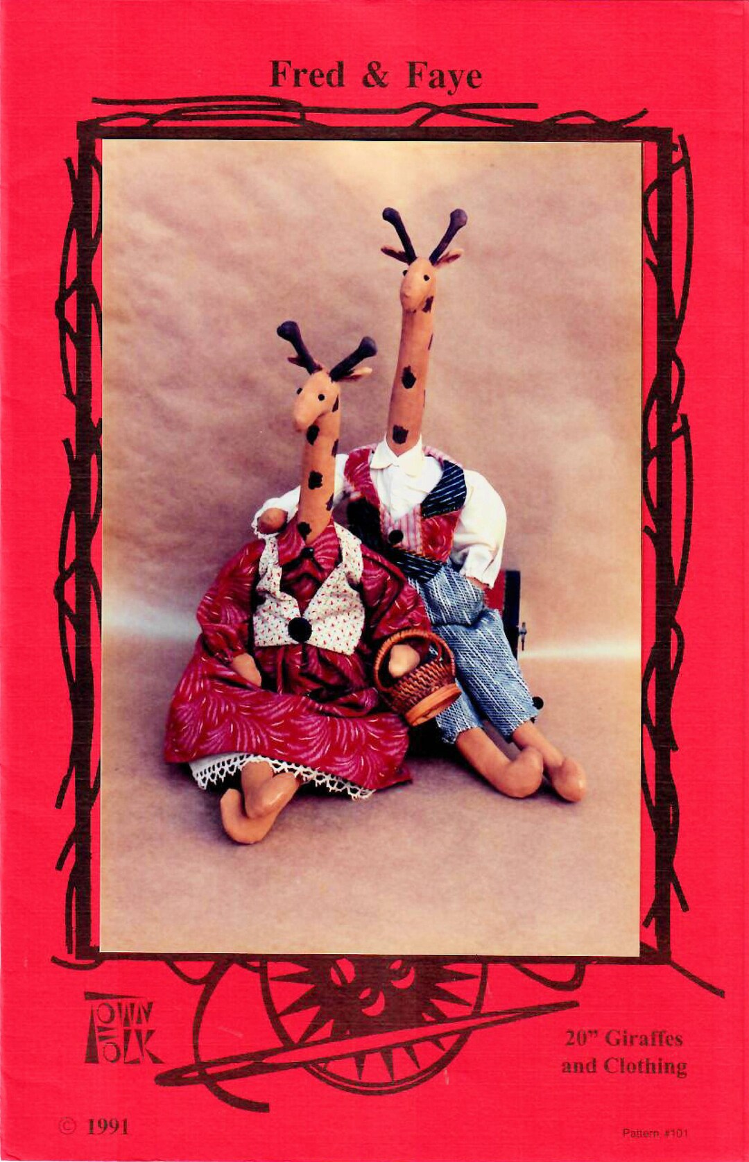 1990s Town Folk 101 UNCUT Vintage Craft Pattern Country Home - Etsy