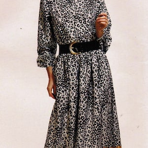 1990s McCall&#39;s 6649 UNCUT Vintage Schnittmuster Misses Kleid, Midikleid Größe 16 - 18 - 20