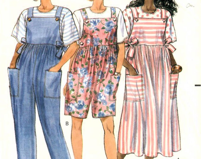 1980s Butterick 4142 Vintage Sewing Pattern Misses Jumper, Long ...