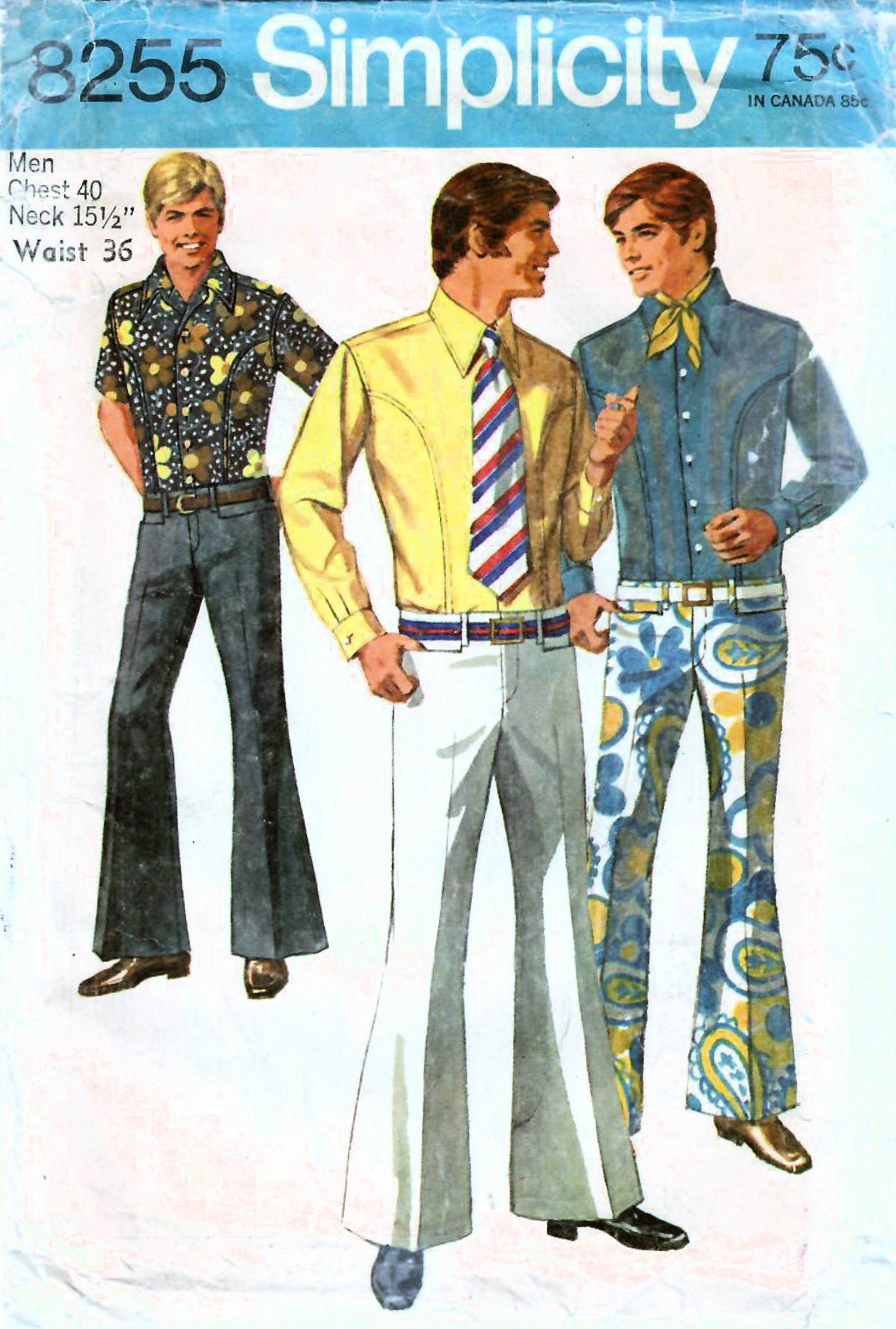 Zodiacs Vintage  70s Bell Bottom Jeans Mens Women  Jackets Shirts