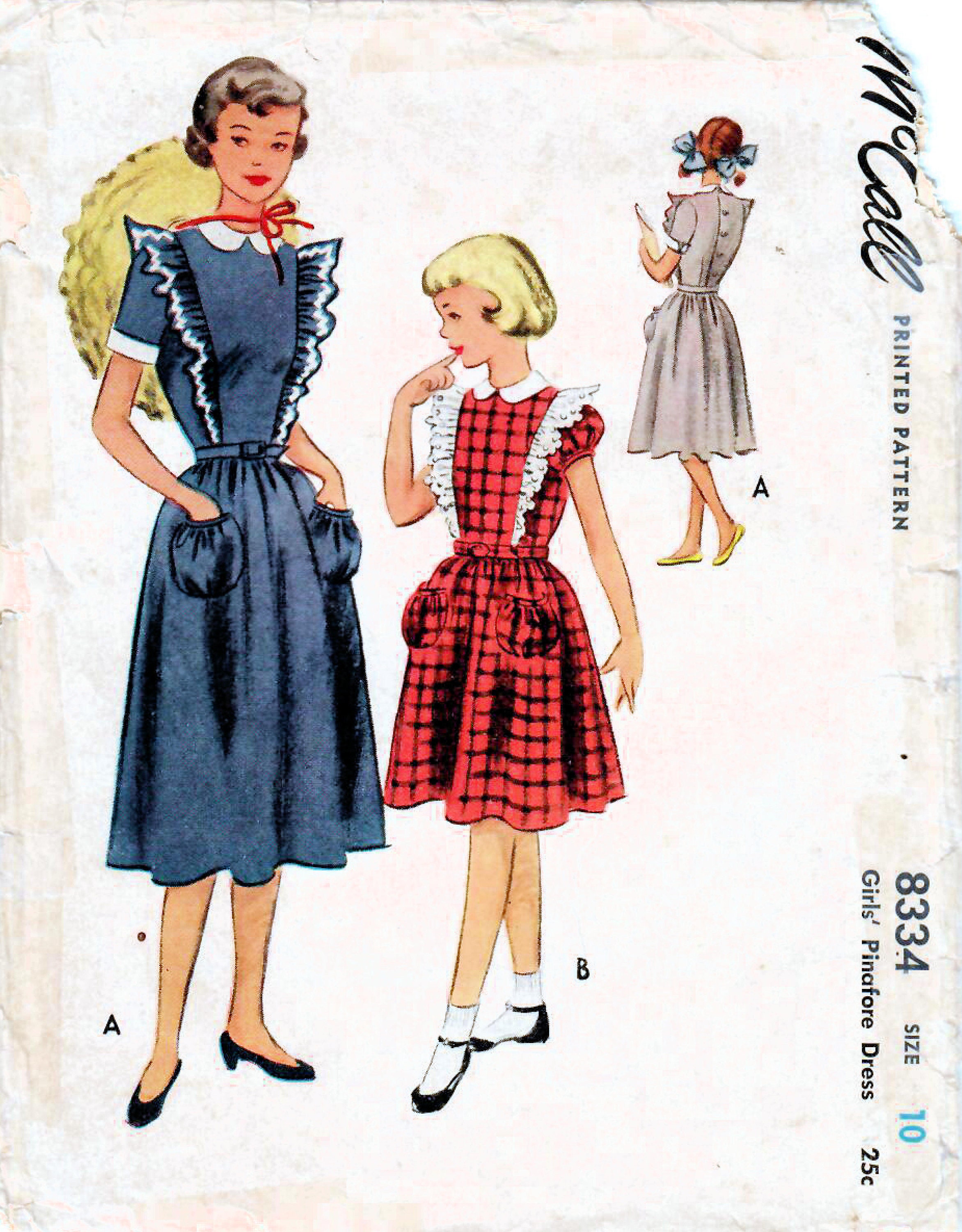 Style 1666 | Vintage Sewing Patterns | Fandom | Pinafore dress pattern, Vintage  dress patterns, Pattern fashion