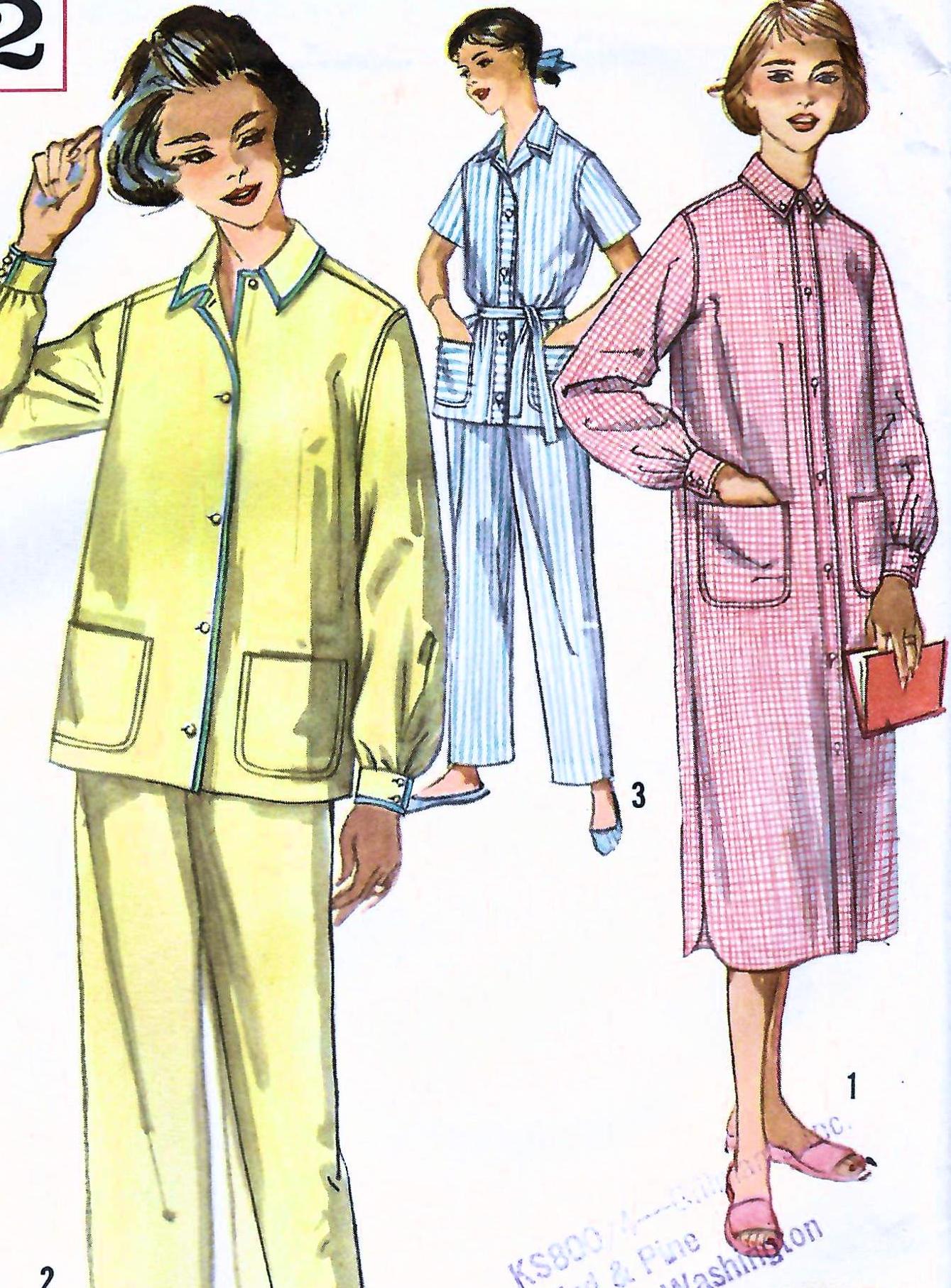 1950s pajamas - Etsy 日本