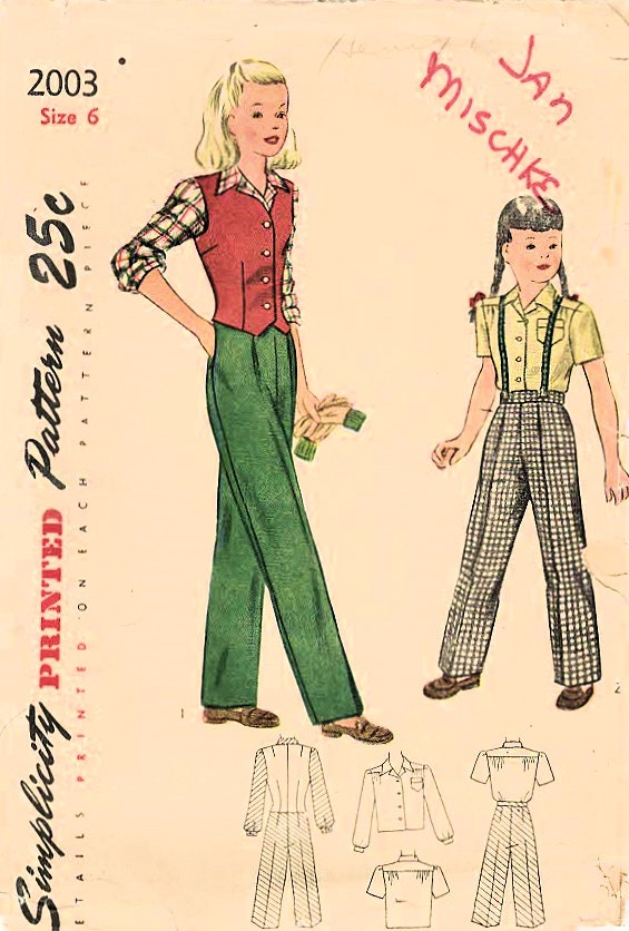 1970s Simplicity 8947 Vintage Sewing Pattern Girls Mini Skirt
