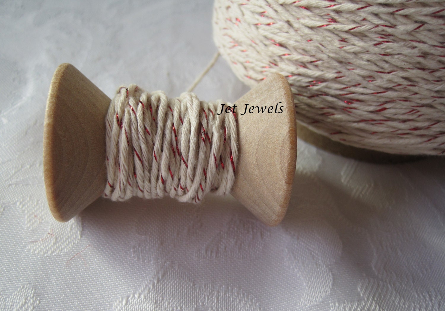 Red Cotton String Red Baker's Twine Solid Red String Red Christmas