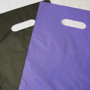 Plastic Bags, Plastic Shopping Bag, Plastic Gift Bag, Black Plastic Bags, Purple Bags, Plastic Bag, Retail Merchandise Store Bags, 9x12 in