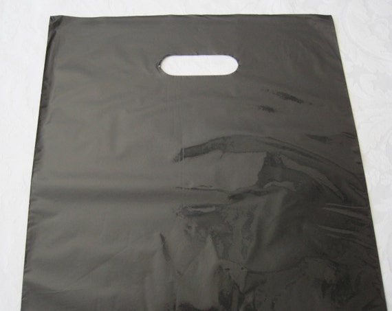 Bolsas de plástico negras, Bolsas de compras de plástico, Bolsa de regalo  de plástico, Bolsas negras, Bolsas de tienda de mercancías al por menor,  Bolsa de plástico, Bolsa de camiseta, 12x15 