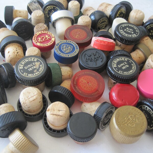 Cork Bottle Caps Etsy