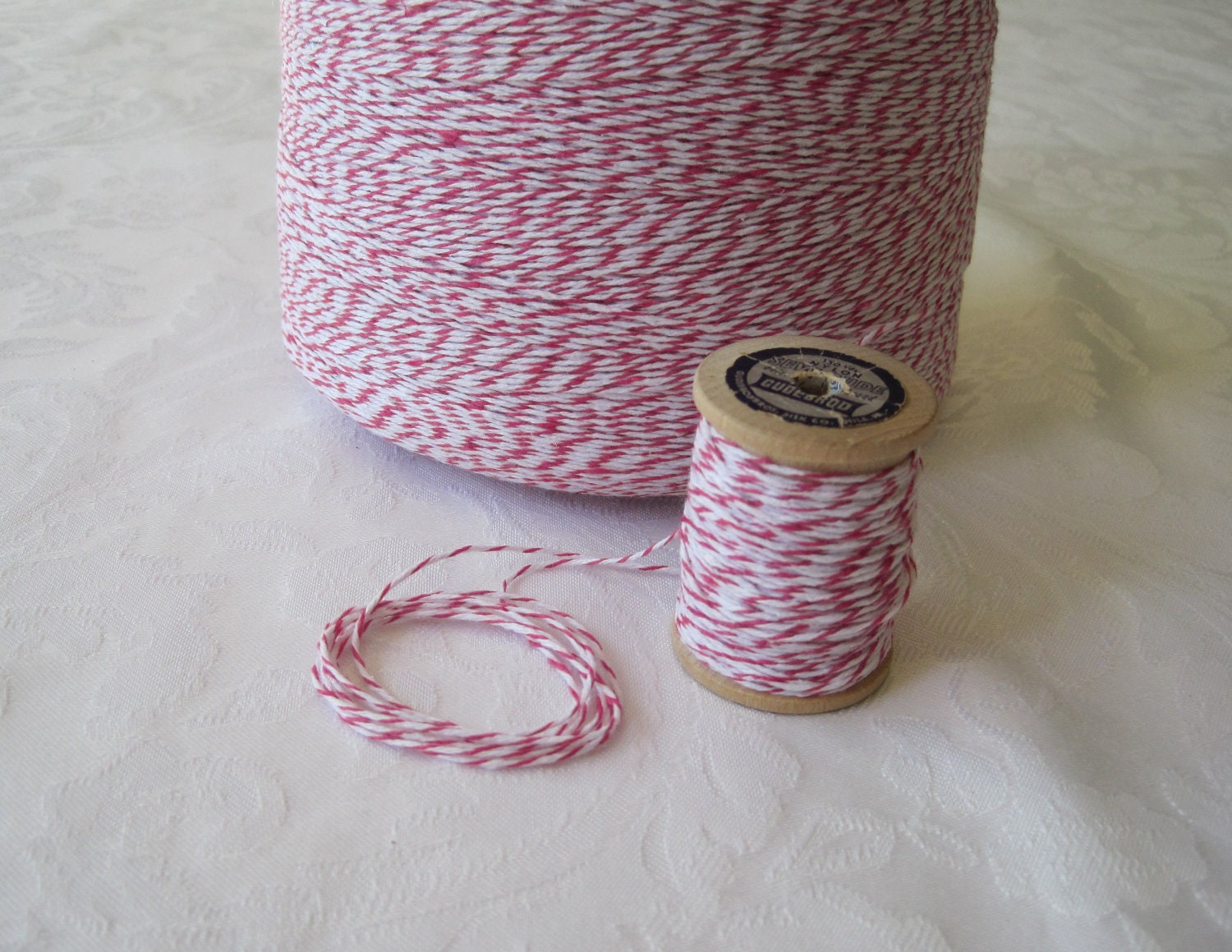 Wrapables Cotton Baker's Twine 12ply 100 Yard Pink