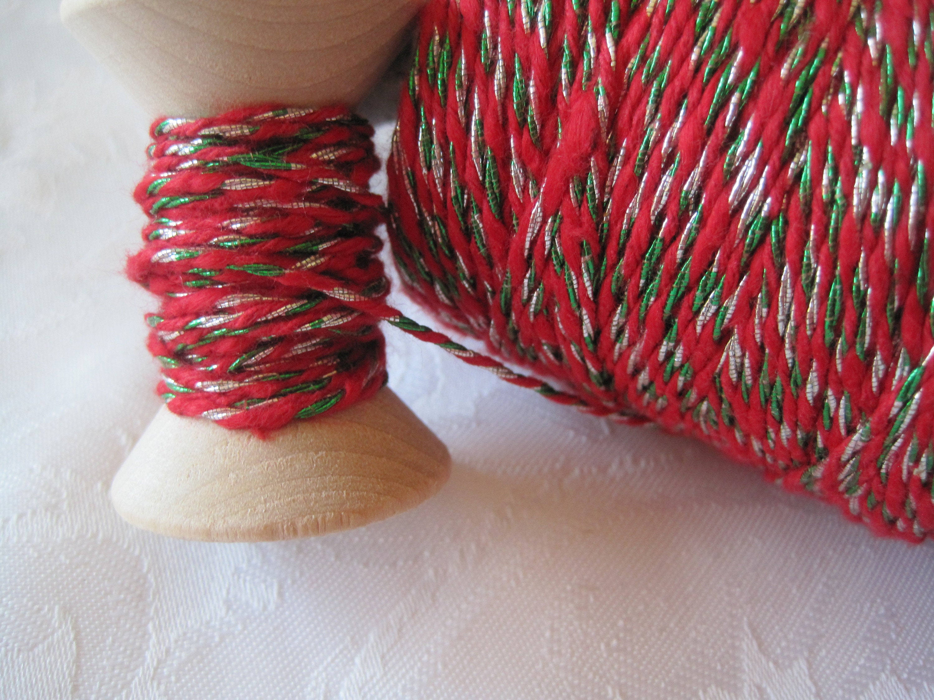Red Jute, Red String, Red Twine, Colored String, Christmas Holiday