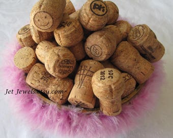 Champagne Corks, Cork, All Natural Corks, Recycled Used Corks, Cork Crafts, Wedding Decorations, Wine Party, Sparkling Wine