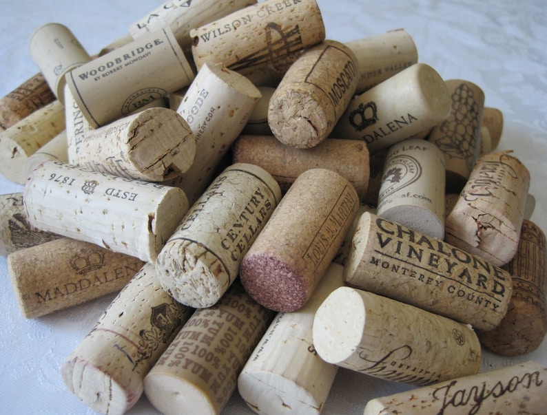 Wine Corks, Cork, Used Recycled Corks, All Natural Corks, Cork Crafts, Used Wedding Decorations, Bar Decor, 100 CORKS image 6