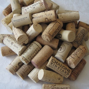 Wine Corks, Cork, Used Recycled Corks, All Natural Corks, Cork Crafts, Used Wedding Decorations, Bar Decor, 100 CORKS image 7