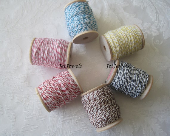 DOITOOL 5 Rolls Packaging Twine Bakers Twine Kitchen Twine Craft Rope Twine  for Crafts Jewelry Butchers Twine Cord Gift Wrapping Twine Jewlery Sisal