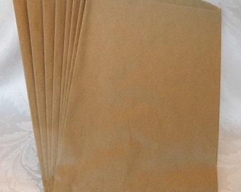 100 Brown Paper Bags, Kraft Paper Bag, Small Paper Gift Bag, Photo Bags, Party Favor Bag, 5x7 inches