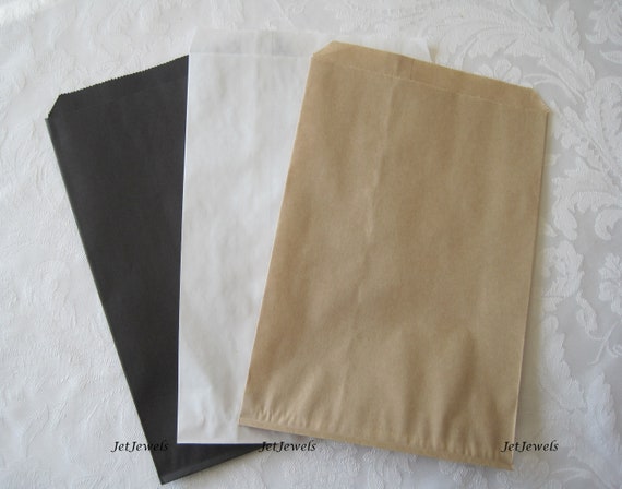 Cheap Flat Paper Bags Wholesale Bags Flat Gift Bag 200 Large Jewelry Bag 8.5x11" 