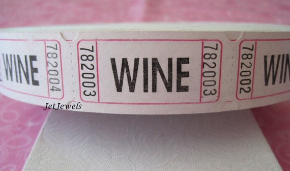 100 Drink Tickets Wine Drink Ticket Wedding Reception Wine Etsy